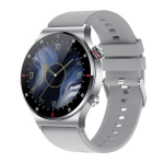 Nutikell Qw33 Smart Watch Bluetooth Talk pulss, vere hapnik, uni, muusikapleieri sammulugeja, spordikell_silvergrayglue