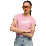 Puma Ess No.1 Logo Tee (s) naiste T-s&auml;rk heleroosa 682371 65