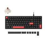 Juhtmega m&auml;nguklaviatuur Keychron Lemokey X5 Wired X5-A3 Keychron Brown, Inglise (US), must v., Keychron Lemokey X5 - US Layout - Tactile Brown Switches (X5-A3) Mechaninė Žaidimų Klaviatūra
