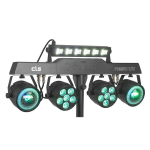 BeamZ CLS NesoUV koos 2x Jelly Mooni, 2xPAR ja UV/Strobe'iga