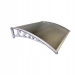 Uksekate Metal-gum, 120x80 cm, must