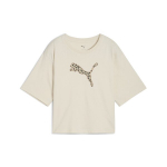 PUMA naiste vabaaja T-s&auml;rk PUMA LEO Tee Alpine Snow - 68950287, valge