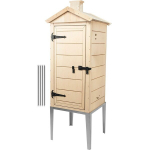 Puidust suitsuahi roostevaba alusega 200L 100cm 15&ndash;20kg 4 konksu FSC sertifikaadiga vineer 330383 Browin