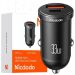 Autolaadija 33W 2xUSB USB-C, Automobilinis įkroviklis 33W 2xUSB USB-C