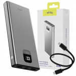 Akupank V&auml;line aku 22,5 W 10000 mAh koos USB-C, USB ja kaabliga, I&scaron;orinė baterija 22,5 W 10000 mAh su USB-C, USB ir laidu