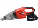 Tolmuimeja Akutoitel tolmuimeja t&ouml;&ouml;koja ja auto puhastamiseks 18V 4Ah 9kPa 150W HEPA juhtmevaba YT-85682 YATO