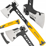 T&ouml;&ouml;mehe kirves 3in1 POWERMAT, 910 g, teras, monoblokk