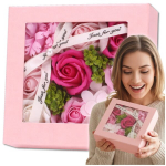 Flower Box komplekt l&otilde;hnavad seebiroosid kingituseks