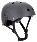 Laste jalgrattakiiver PERFECT FIT M 54&ndash;58 cm, KERGE, LED-tulega, magnetkinnitustega, must