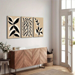 Botaanika komplekt, 3 tk, 29,97*39,88cm įrėmintas