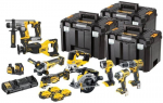 DeWalt DCK1012P4T-QW 10-osaline XR 18V t&ouml;&ouml;riistakomplekt 4 &times; 5.0 Ah Li-Ion akuga