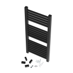 Vannitoa radiaator redelradiaator Granitan Bergen 100x45cm must