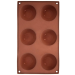Koogi- ja pralineevorm silikoonist pruun Orion 28x16.5x3cm