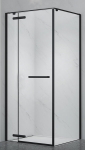 Du&scaron;ikabiin PRESTIGE 120x90 must/l&auml;bipaistev ilma aluseta
