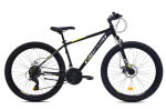 M&auml;gijalgratas Capriolo Oxygen 21D, 26", must/kollane