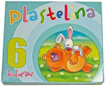 Mona plastiliini komplekt, 6 v&auml;rvi