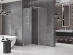 Mexen Velar l&uuml;kandustega du&scaron;inurk 120 x 70 cm, matt, kroom - 871-120-070-31-01