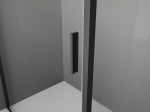 Mexen Exo-3S 3-seinaline libistatav du&scaron;ikabiin 110 x 75 cm, l&auml;bipaistev, must - 8151-110-075-70-00-3S