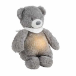 Pehmene &ouml;&ouml;lamp Nattou Sleepy Bear hall 4-&uuml;hes nutusensori ja rahustavate helidega