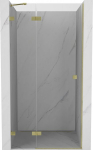 Mexen Lunar du&scaron;iuks vasak avatav 85 cm, l&auml;bipaistev, harjatud kuldne - 834-085-000-55-00-L