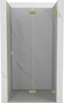 Mexen Lunar-F volditavad du&scaron;iuks paremale 85 cm, l&auml;bipaistev, harjatud kuldne - 836-085-000-55-00-P