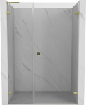 Mexen Lunar-B L du&scaron;iuks F door 150 cm, l&auml;bipaistev, kuldne - 832SL-150-050-50-00-P