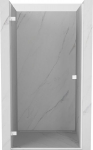 Mexen Lunar-B vasakpoolne hingedega du&scaron;iuks 95 cm, l&auml;bipaistev, valge - 832-095-000-20-00-L