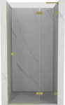 Mexen Lunar L du&scaron;iuks tahauste uks parempoolne 70 cm, l&auml;bipaistev, kuldne harjatud - 834L-070-000-55-00-P