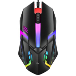 M&auml;nguhiir FIT2 M3 RGB, juhtmega USB, 1600 DPI, must