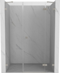 Mexen Lunar du&scaron;iukse parempoolne 155 cm, l&auml;bipaistev, harjatud nikkel - 834S-155-050-97-00-P