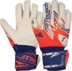 Reusch Attrakt Silver Junior jalgpalliv&auml;ravavahi kindad oranžid sinised - 6