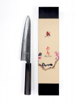 Aka Tori Jaapani peakokanuga damaskusterasest 8" &ndash; Tokyo Black