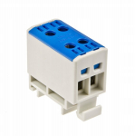 &Uuml;hepooluseline pistik 2x16mm&sup2; Al/cu, sinine