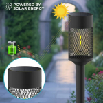 Outdoor Led p&auml;ikesevalgusti aeda, 60 cm, must