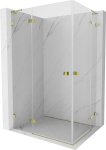 Mexen Lunar L Duo p&ouml;&ouml;rdukseline du&scaron;ikabiin vasak 105 x 90 cm, l&auml;bipaistev, kuldne - 834L-105L-090P-50-00