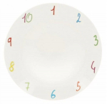 Rak Skola 18 cm taldrik - laste, portselan, elevandiluu
