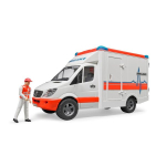 Bruder MB Sprinter kiirabiauto juhiga