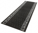 Vaip Hanse Home Basic Floret Black, 80x350 cm