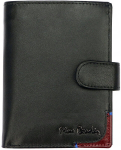 Pierre Cardin rahakott Black TILAK75 326A/NERO/ROSSO TILAK75 326A/NERO/ROSSO