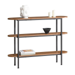 Konsoollaud SoBuy FSB66-SCH, must/pruun