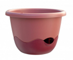Ripp-pott 5,4 l isekastuv 30x30x20 cm roosa/vein MARETA
