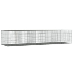vidaXL 5 paneeliga j&auml;nesepuur, 273x79x54 cm, tsingitud raud