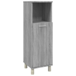 vidaXL vannitoakapp, hall Sonoma tamm, 30 x 30 x 95 cm, tehispuit