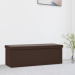 vidaXL kokkupandav hoiupink, pruun, PVC