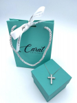 Naiste kaelakee rist CaratCrystals