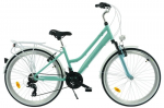 Naiste jalgratas Kands Aurelia Alu, 140-165 cm, Shimano, roheline