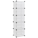 vidaXL kingariiul, l&auml;bipaistev, 44 x 31,5 x 153,5 cm, PP