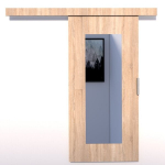 L&uuml;kanduks ni&scaron;&scaron;i ADRK Furniture Nela 76, pruun