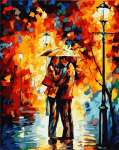 Maalimine numbrite j&auml;rgi - maalimise komplekt 40x50 cm. "The Perfect Date"