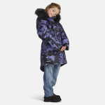 Huppa T&uuml;drukute talveparka VIVIAN, violet pattern
